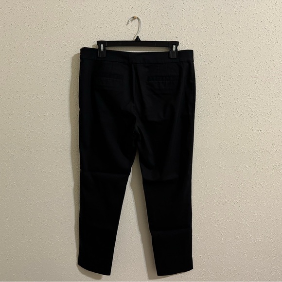 Tory Burch Callie Skinny Ankle Trouser Pants - Black - Size 8 - Picture 5 of 11